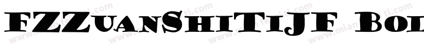 FZZuanShiTiJF Bold字体转换